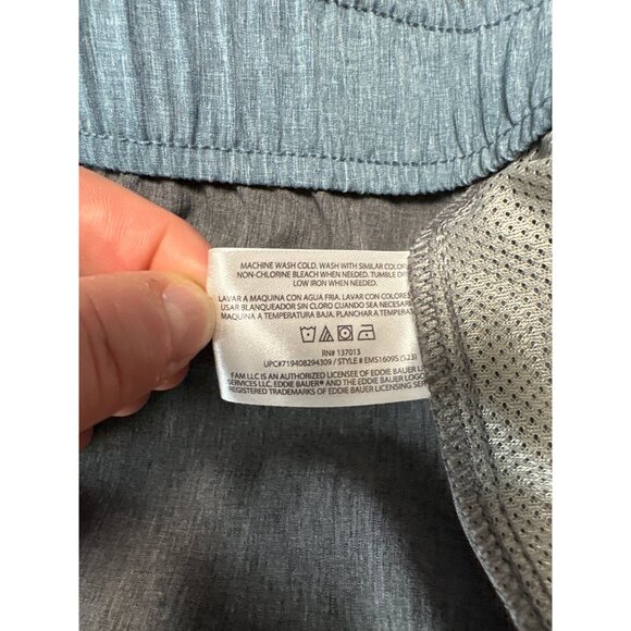 Eddie Bauer Mens UPF 50 Quick Dry Woven Tech Pull-On Shorts Gray Heather Sz XXL - Picture 7 of 10